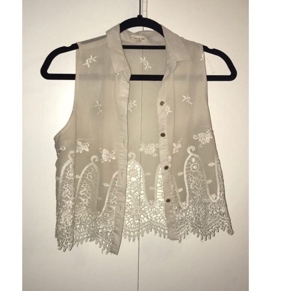 Southern Boho Vest Blouse